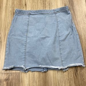 Light Blue Jean Skirt